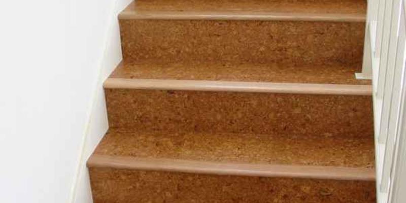 trap bekleden met kurk